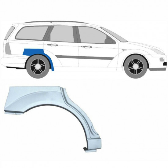 Pannello di riparazione parafango posteriore per Ford Focus 1998-2007 / Sinistra+Destra / COMBI / Set 6292