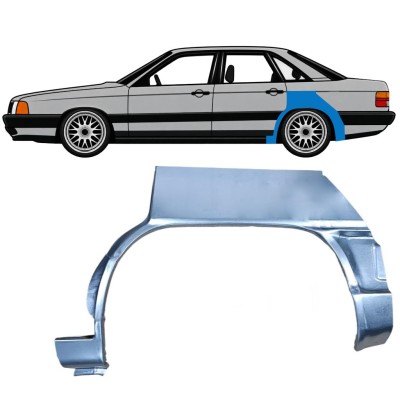 Pannello di riparazione parafango posteriore per Audi 100 C3 1982-1990 / Sinistra 7608