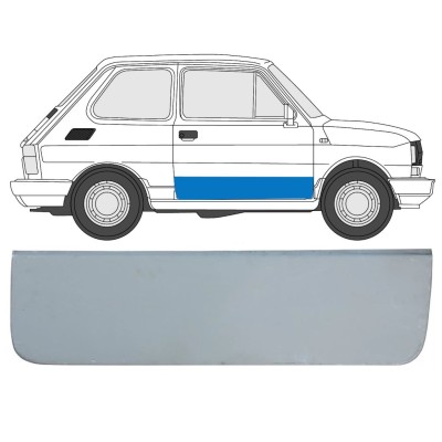Lamierato riparazione porta per Fiat 126p 1972-2000 / Destra 17260