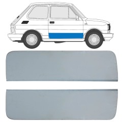 Lamierato riparazione porta per Fiat 126p 1972-2000 / Sinistra+Destra / Set 17262