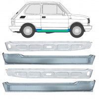 Pannello di riparazione sottoporta interno ed esterno per Fiat 126p 1972-2000 11718