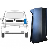 Lamiera di riparazione dell'angolo posteriore per Fiat 126p 1972-2000 / Destra 14959