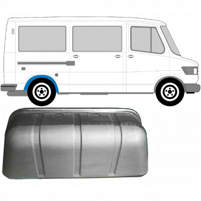 Pannello di riparazione arco ruota posteriore interno per Mercedes T1 1977- / Sinistra = Destra (simmetrico) 6825