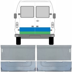 Lamiera di riparazione interno ed esterno porta posteriore per Mercedes T1 207-410 1977-1995 / Sinistra+Destra / Set 9567