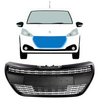 Griglia nera per Peugeot 208 2015-2019 ALLURE / Set 7537