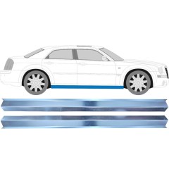 Pannello di riparazione sottoporta lamiera per Chrysler 300C 2004-2011 / Sinistra = Destra (simmetrico) / Set 9515