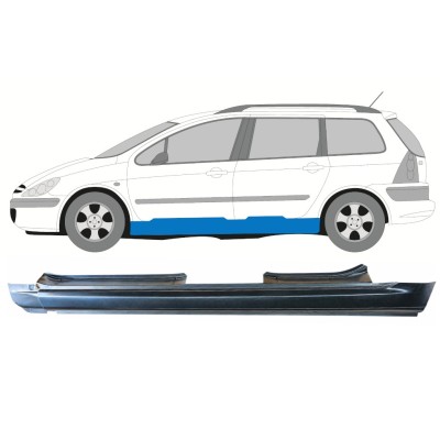 Sottoporta Lamiera Completo per Peugeot 307 2001-2008 / Sinistra / COMBI 16968
