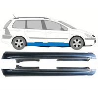 Sottoporta Lamiera Completo per Peugeot 307 2001-2008 / Sinistra+Destra / COMBI / Set 16969