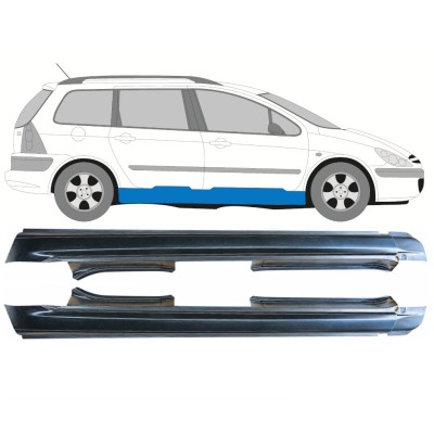 Sottoporta Lamiera Completo per Peugeot 307 2001-2008 / Sinistra+Destra / COMBI / Set 16969