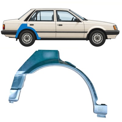 Pannello di riparazione parafango posteriore per Mazda 323 BF 1985-1989 / Destra 12956