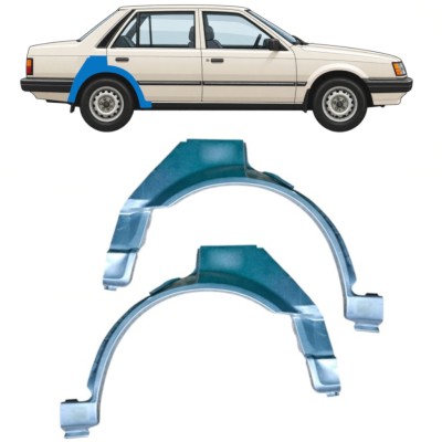 Pannello di riparazione parafango posteriore per Mazda 323 BF 1985-1989 / Sinistra / Destra / Sinistra+Destra / Set 12958