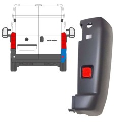 Angolo paraurti con catarifrangente per Peugeot Boxer 2006-2018 / Destra / Set 14034