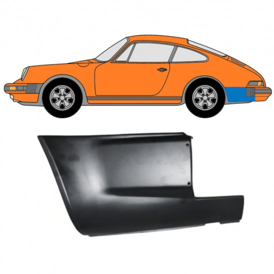 Pannello di riparazione parafango posteriore per Porsche 911 1974-1989 / Sinistra 12719 Pannello di riparazione parafango posteriore per Porsche 911 1974-1989 / Sinistra 12719