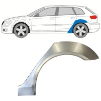 Pannello di riparazione parafango posteriore per Audi A3 8P 2003-2012 / Sinistra 15209