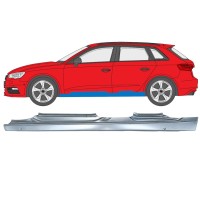 Sottoporta Lamiera Completo per Audi A3 8V 2012-2020 / Sinistra / HATCHBACK 17284