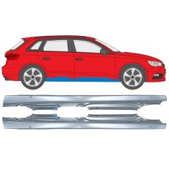 Sottoporta Lamiera Completo per Audi A3 8V 2012-2020 / Sinistra+Destra / HATCHBACK / Set 17285