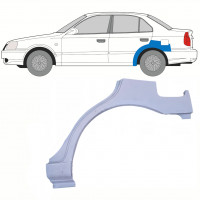 Pannello di riparazione parafango posteriore per Hyundai Accent 2000-2006 / Sinistra 8503