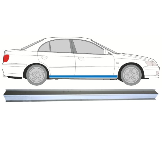 Pannello di riparazione sottoporta superiore per Honda Accord 1998-2002 / Sinistra = Destra (simmetrico) 16284