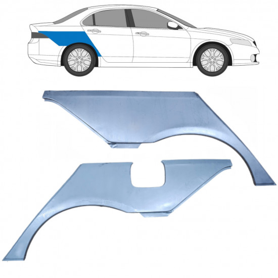 Pannello di riparazione parafango posteriore per Honda Accord 2002-2008  / Sinistra+Destra / SEDAN / Set 10441