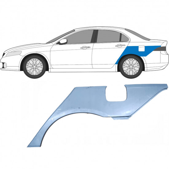 Pannello di riparazione parafango posteriore per Honda Accord 2002-2008  / Sinistra / SEDAN 5250