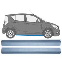 Pannello di riparazione sottoporta lamiera per Opel Agila 2008-2015 / Sinistra = Destra (simmetrico) / Set 9799