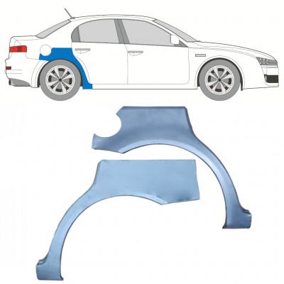 Pannello di riparazione parafango posteriore per Alfa Romeo 159 2005-2012 / Sinistra+Destra / Set 10625