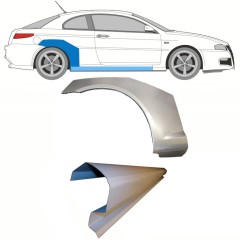 Pannello di riparazione sottoporta e parafango posteriore per Alfa Romeo GT 2003-2010 / Destra / Set 8701