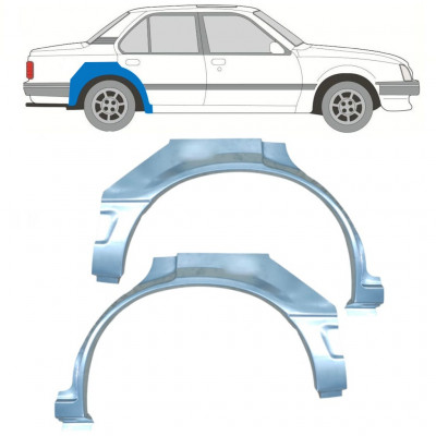 Pannello di riparazione parafango posteriore per Opel Ascona C / Vauxhall Cavalier 1981-1988 / Sinistra+Destra / Set 9705