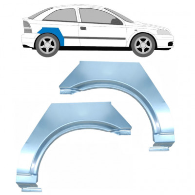 Pannello di riparazione parafango posteriore per Opel Astra 1998-2009 / Sinistra+Destra / Set 10518