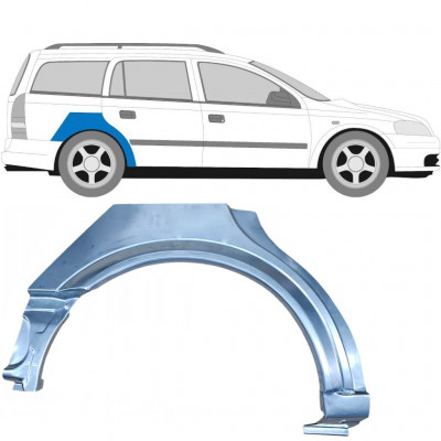 Pannello di riparazione parafango posteriore per Opel Astra 1998-2009 / Destra / COMBI 6860