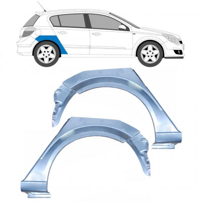 Pannello di riparazione parafango posteriore per Opel Astra 2003-2014 / Sinistra+Destra / Set 9288