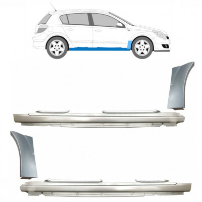 Pannello di riparazione sottoporta e parafango anteriore per Opel Astra 2003-2014 11163