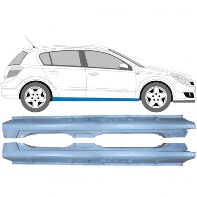 Pannello di riparazione sottoporta lamiera per Opel Astra 2003-2014 / Sinistra+Destra / Set 9289