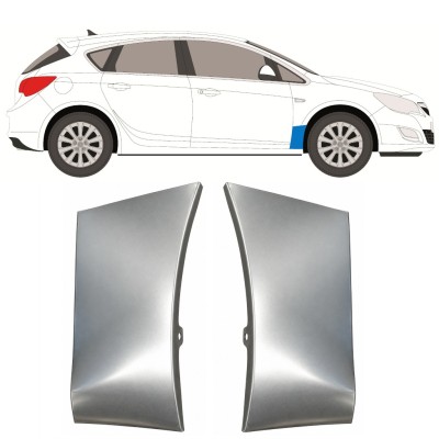 Pannello di riparazione parafango anteriore per Opel Astra J 2009-2015 / Sinistra+Destra / Set 17167