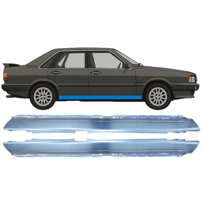 Sottoporta Lamiera Completo per Audi 80 B2 1978-1986 / Sinistra+Destra / Set 9116