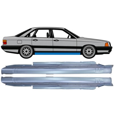 Sottoporta Lamiera Completo per Audi 100 C3 1982-1990 / Sinistra+Destra / Set 6418