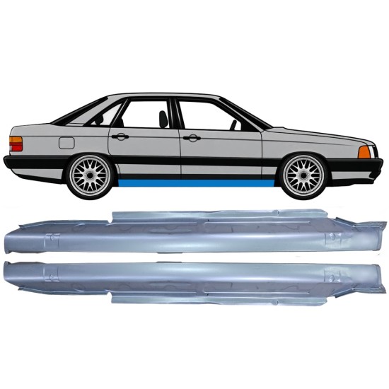Sottoporta Lamiera Completo per Audi 100 C3 1982-1990 / Sinistra+Destra / Set 6418