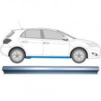 Pannello di riparazione sottoporta lamiera per Toyota Auris 2007-2012 / Sinistra = Destra (simmetrico) 7066