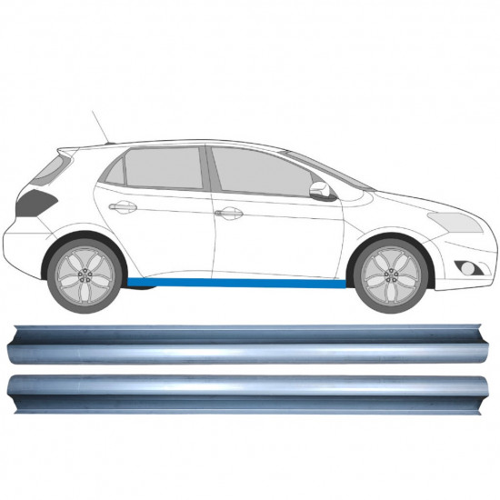 Pannello di riparazione sottoporta lamiera per Toyota Auris 2007-2012 /  11379