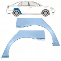 Pannello di riparazione parafango posteriore per Toyota Avensis 2003-2008 / Sinistra+Destra / Set 10062