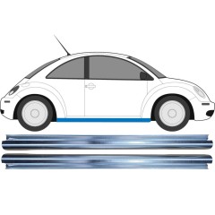 Pannello di riparazione sottoporta lamiera per Volkswagen New Beetle 1998-2005 / Sinistra = Destra (simmetrico) / Set 11913