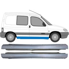 Sottoporta Lamiera Completo per Peugeot Partner 1996-2008 / Sinistra+Destra / Set 10643