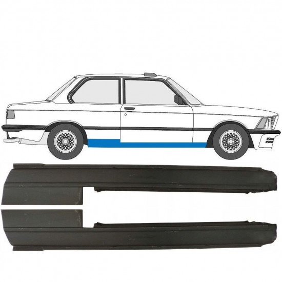 BMW 3 E21 1975-1984 2 PORTA COMPLETO PANNELLO DI RIPARAZIONE DELLA SOGLIA / COPPIA