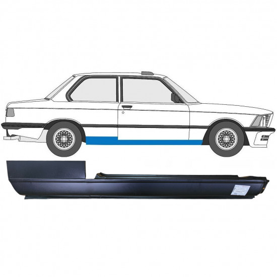 BMW 3 E21 1975-1984 2 PORTA COMPLETO PANNELLO DI RIPARAZIONE DELLA SOGLIA / DESTRA