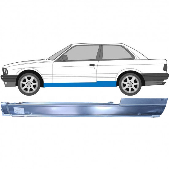 BMW 3 E30 1982-1994 2 PORTA COMPLETO PANNELLO DI RIPARAZIONE DELLA SOGLIA / SINISTRA