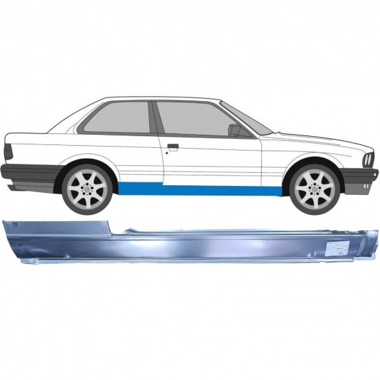 BMW 3 E30 1982-1994 2 PORTA COMPLETO PANNELLO DI RIPARAZIONE DELLA SOGLIA / DESTRA