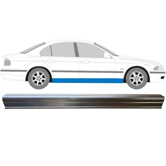 Pannello di riparazione sottoporta inferiore per BMW 5 E39 1996-2004 / Sinistra = Destra (simmetrico) 14965 Pannello di riparazione sottoporta inferiore per BMW 5 E39 1996-2004 / Sinistra = Destra (simmetrico) 14965