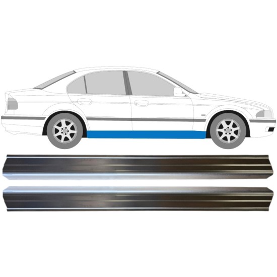 Pannello di riparazione sottoporta inferiore per BMW 5 E39 1996-2004 / Sinistra+Destra / Set 14966 Pannello di riparazione sottoporta inferiore per BMW 5 E39 1996-2004 / Sinistra+Destra / Set 14966