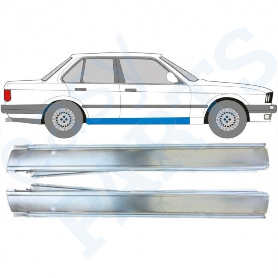 BMW 3 E30 1982-1994 4 PORTA COMPLETO PANNELLO DI RIPARAZIONE DELLA SOGLIA / SET