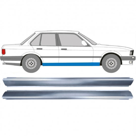 BMW 3 E30 1982-1994 RIPARAZIONE DEI DAVANZALI / DESTRA + SINISTRA / SET